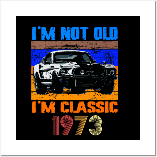 I'm Not Old I'm Classic, Vintage 1973 50Th Birthday Posters and Art